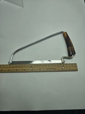 Vintage Mid Century Bakelite Handle Poultry/Meat Kitchen Hand Saw